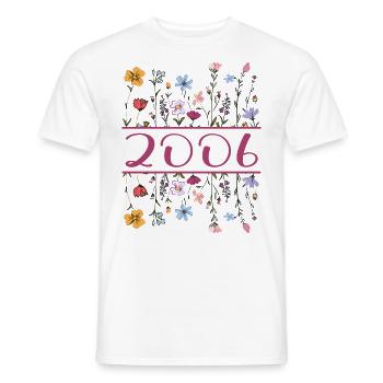 2006 Legendär Seit 2006 Geburtstag 2006 Frauen - Männer T-Shirt - Weiß - Vorne - AI Model Male 178 dark (178cm)