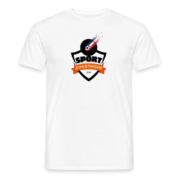 Allez La France 2024 Blue White Red - Men's T-Shirt - white - Front - AI Model Male 178 dark (178cm)