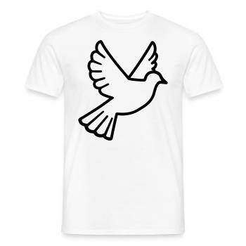 Dove - Men's T-Shirt - white - Front - AI Model Male 178 dark (178cm)