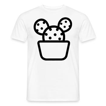 Kaktus - Männer T-Shirt - Weiß - Vorne - AI Model Male 178 dark (178cm)