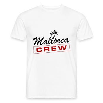 Mallorca Crew - Männer T-Shirt - Weiß - Vorne - AI Model Male 178 dark (178cm)