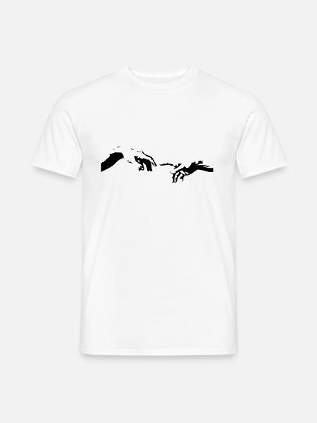 Hände - Männer T-Shirt - Weiß