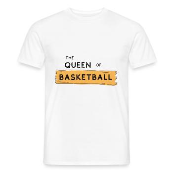 Gift basketball basketball funny sport passion - Men's T-Shirt - white - Front - AI Model Male 178 dark (178cm)