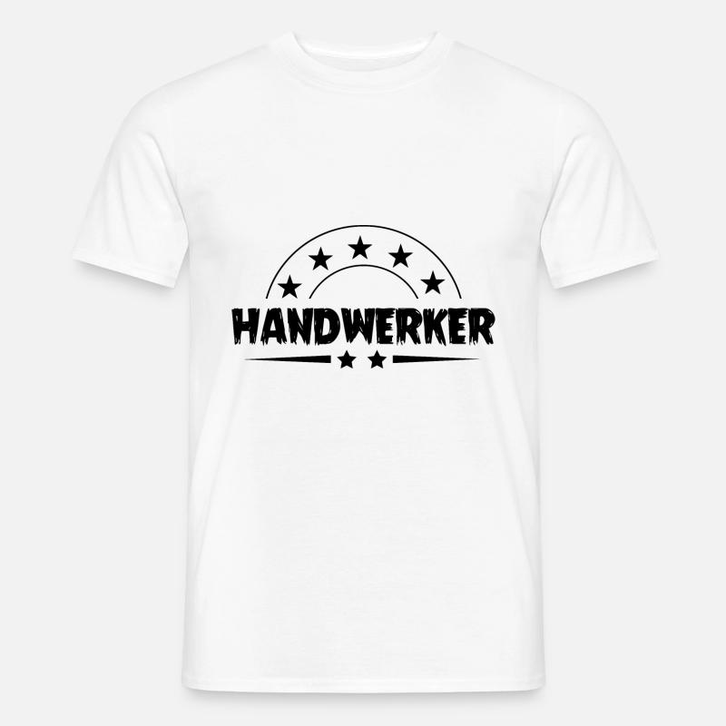 Handwerker Beruf - Männer T-Shirt - Weiß