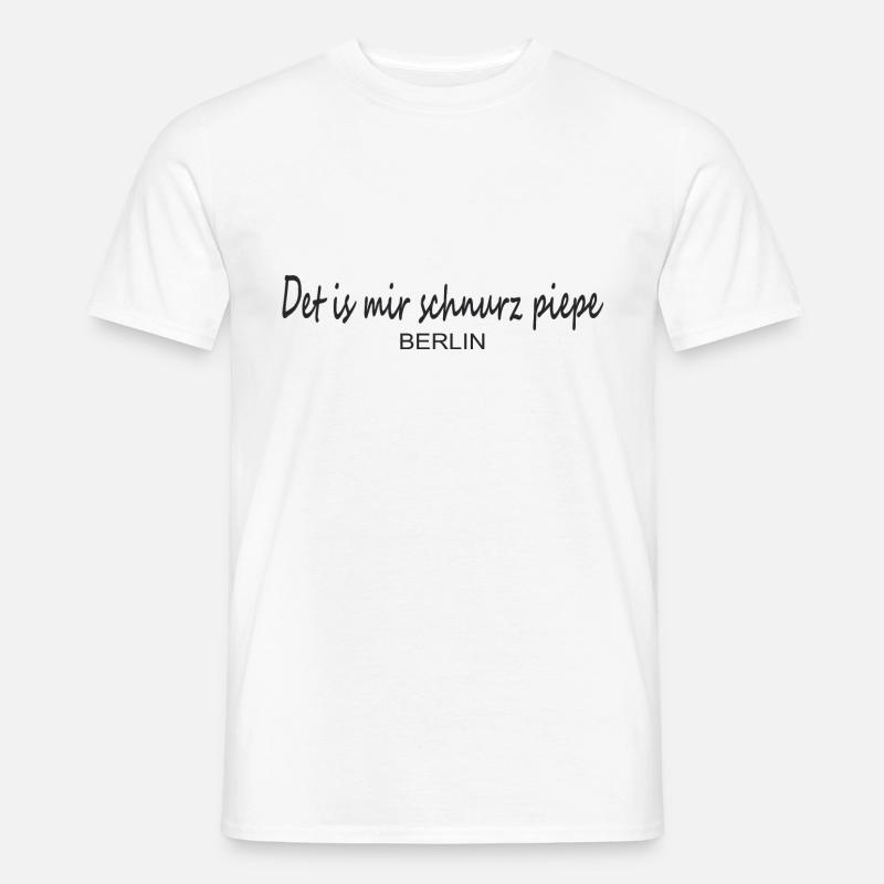 BERLIN - Männer T-Shirt - Weiß