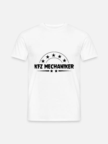 KFZ Mechaniker Beruf - Männer T-Shirt - Weiß