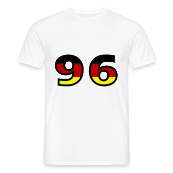 96 Numéro Allemagne Jersey - T-shirt homme - blanc - Devant - AI Model Male 178 dark (178cm)