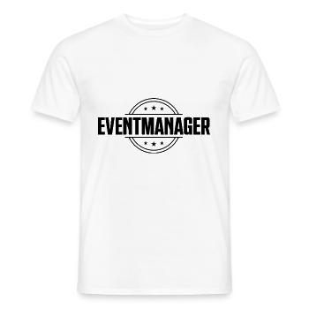 Eventmanager - Männer T-Shirt - Weiß - Vorne - AI Model Male 178 dark (178cm)