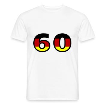 Maillot Allemagne numéro 60 - T-shirt homme - blanc - Devant - AI Model Male 178 dark (178cm)