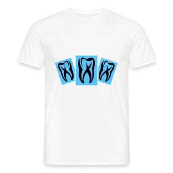 Dentiste Dentiste Dentaire Icône - T-shirt homme - blanc - Devant - AI Model Male 178 dark (178cm)