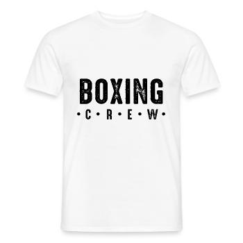 Équipe de boxe - T-shirt homme - blanc - Devant - AI Model Male 178 dark (178cm)