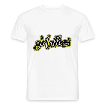 Malle 2024 Palme Mallorca - Männer T-Shirt - Weiß - Vorne - AI Model Male 178 dark (178cm)