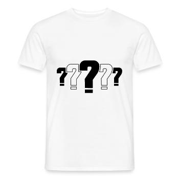 caractère du symbole - T-shirt homme - blanc - Devant - AI Model Male 178 dark (178cm)