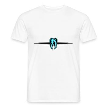 Zahn Icon Zahnarzt - Männer T-Shirt - Weiß - Vorne - AI Model Male 178 dark (178cm)