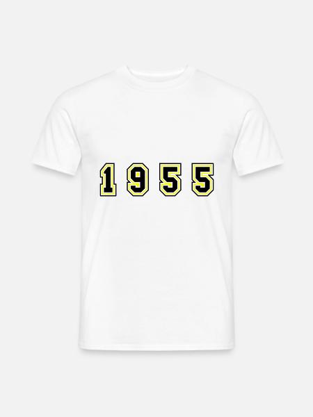 1955 Year Number - Men's T-Shirt - white