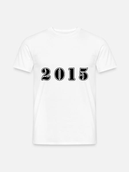 Anniversaire 2015 - T-shirt homme - blanc