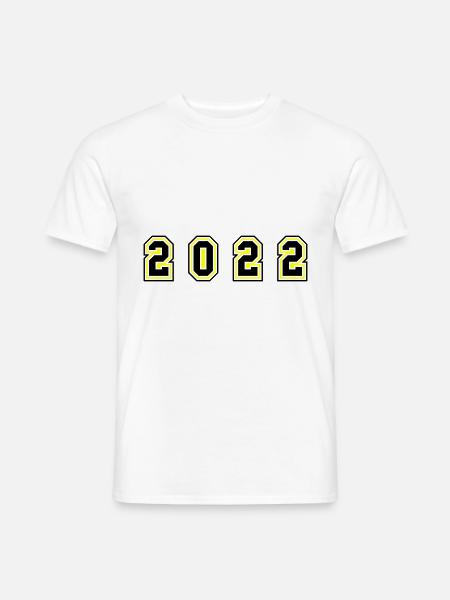 2022 årstal - Mænd T-shirt - hvid
