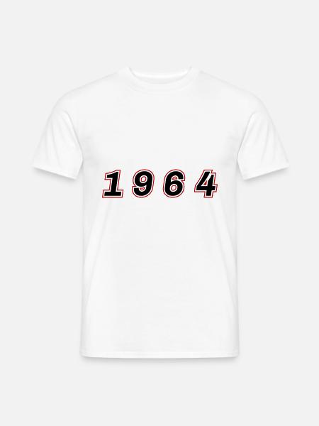 1964 Year Number - Men's T-Shirt - white