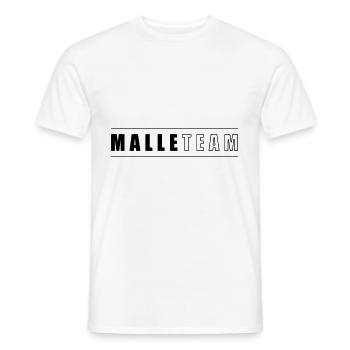 Malle Team Mallorca - Männer T-Shirt - Weiß - Vorne - AI Model Male 178 dark (178cm)