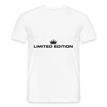 Limited Edition - Men's T-Shirt - white - Front - AI Model Male 178 dark (178cm)