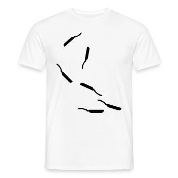 Pfanne Icon - Männer T-Shirt - Weiß - Vorne - AI Model Male 178 dark (178cm)