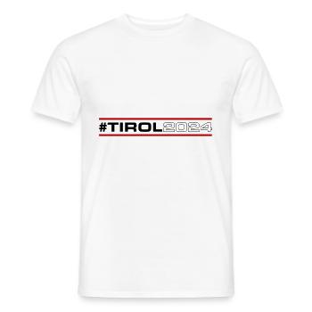 Tyrol 2024 - T-shirt homme - blanc - Devant - AI Model Male 178 dark (178cm)