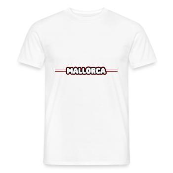 Vacances à Majorque - T-shirt homme - blanc - Devant - AI Model Male 178 dark (178cm)
