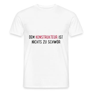 konstrukteur - Männer T-Shirt - Weiß - Vorne - AI Model Male 178 dark (178cm)