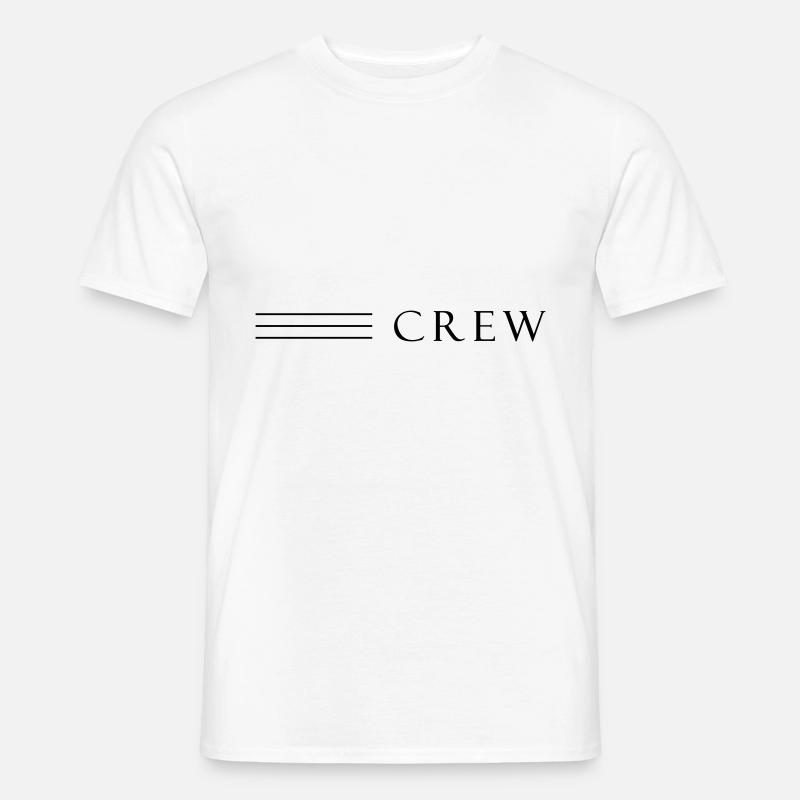 Conception de l’équipage - T-shirt homme - blanc