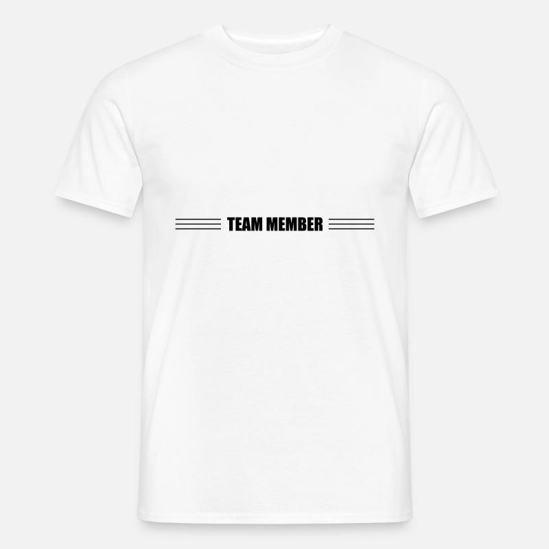 Team Mitglied - Männer T-Shirt - Weiß