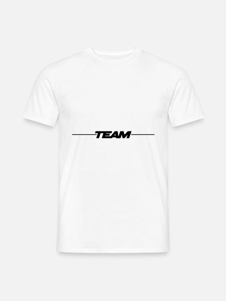 team - Men's T-Shirt - white
