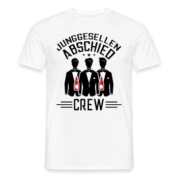 Junggesellen Abschied Crew - Männer T-Shirt - Weiß - Vorne - AI Model Male 178 dark (178cm)