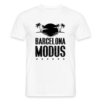 Barcelona Modus - Männer T-Shirt - Weiß - Vorne - AI Model Male 178 dark (178cm)