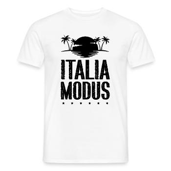 Italia Modus - Männer T-Shirt - Weiß - Vorne - AI Model Male 178 dark (178cm)