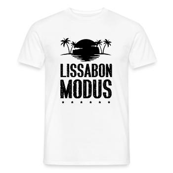 Lissabon Modus - Männer T-Shirt - Weiß - Vorne - AI Model Male 178 dark (178cm)