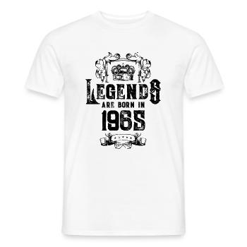 1965 legends geburtstag - Männer T-Shirt - Weiß - Vorne - AI Model Male 178 dark (178cm)