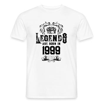 1999 légendes anniversaire - T-shirt homme - blanc - Devant - AI Model Male 178 dark (178cm)