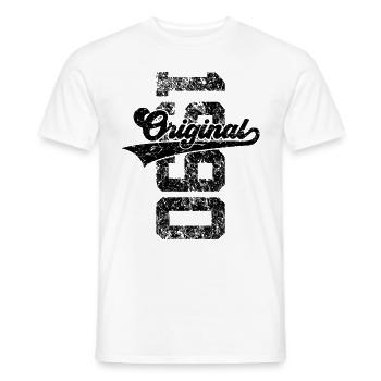 36TH BIRTHDAY ORIGINAL 1990 - Men's T-Shirt - white - Front - AI Model Male 178 dark (178cm)