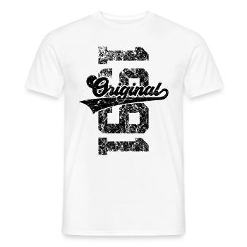 35TH BIRTHDAY ORIGINAL 1991 - Men's T-Shirt - white - Front - AI Model Male 178 dark (178cm)