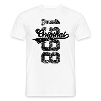 28TH BIRTHDAY ORIGINAL 1998 - Men's T-Shirt - white - Front - AI Model Male 178 dark (178cm)