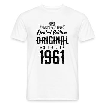 1961 limited edition - Men's T-Shirt - white - Front - AI Model Male 178 dark (178cm)