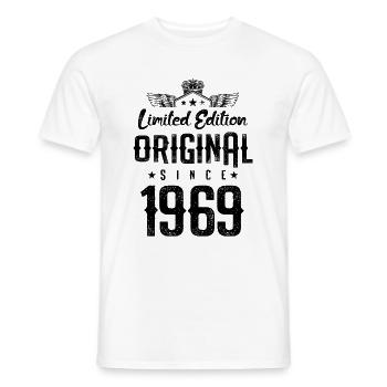Édition limitée 1969 - T-shirt homme - blanc - Devant - AI Model Male 178 dark (178cm)