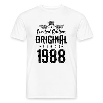 1988 limited edition - Männer T-Shirt - Weiß - Vorne - AI Model Male 178 dark (178cm)