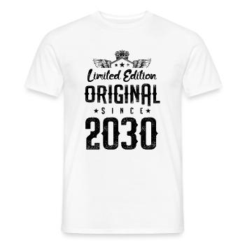 2030 limited edition - Men's T-Shirt - white - Front - AI Model Male 178 dark (178cm)