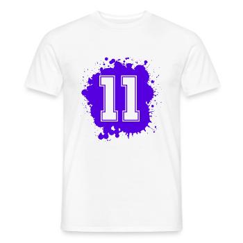 11 Nombre d’objets blob - T-shirt homme - blanc - Devant - AI Model Male 178 dark (178cm)