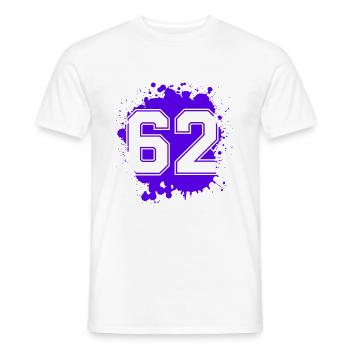 62 Nombre d’objets blob - T-shirt homme - blanc - Devant - AI Model Male 178 dark (178cm)