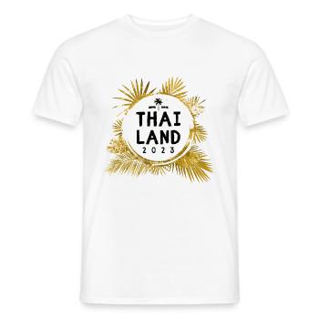 Thailand 2023 Colorful - Men's T-Shirt - white - Front - AI Model Male 178 dark (178cm)