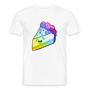 Käsekuchen Cake Bunt - Männer T-Shirt - Weiß - Vorne - AI Model Male 178 dark (178cm)