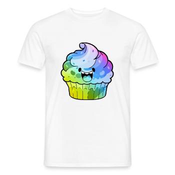 Muffin Comic Colorful - Men's T-Shirt - white - Front - AI Model Male 178 dark (178cm)