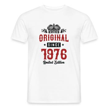 1976 limited edition - Männer T-Shirt - Weiß - Vorne - AI Model Male 178 dark (178cm)